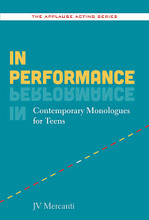 Contemporary Monologues for Teens. Applause Acting Series. Softcover. 200 pages. Published by Applause Books.

In this thoughtfully curated collection, teen actors preparing for an audition or searching for quality scenes to hone their chops will find a wealth of contemporary material from American and British plays. Almost all of the works are from the year 2000 to the recent 2014 Broadway production of The Curious Incident of the Dog in Night-Time, chosen from the point of view of a professional acting teacher, director, and casting director.

Along with covering the basics of how to match the best monologue to the actor and how to approach the rehearsal and performance of the piece, the book provides a synopsis of each play, a character description, and a list of questions specific to each monologue that will direct the actor toward shaping a complex, honest, and thoughtful performance that has a strong emotional connection, a clear arc, and playable actions. There is also a brief lesson on appropriate rehearsal behavior and preparation.