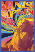 By Janis Joplin. NMR/Aquarius. General Merchandise. Aquarius #241346. Published by Aquarius.

24x36 inches.

Poster of the beloved songstress gone too soon.