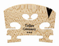 Teller # 48  Violin Bridge - Fitted, Ebony Insert