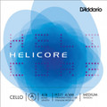 D'Addario Helicore, Cello 4ths-G, Rope/Stainless Steel