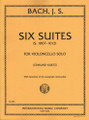 Bach, JS:  6 Suites BWV 1007-1012 For Cello/Kurtz/Intl -- CLEARANCE