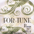 For-Tune Chrome, Bass Orchestra D, (Rope/Chrome), 3/4, Medium
