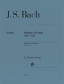 Partita No. 4 D Major BWV 829  Piano Solo with fingering Henle Music Folios Softcover