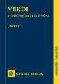 String Quartet E Minor Study Score Henle Music Folios Softcover