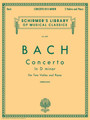 Concerto in D minor Schirmer Library of Classics Volume 899 Score and Parts