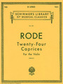 24 Caprices Schirmer Library of Classics Volume 231 Violin and Piano