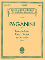 24 Caprices, Op. 1 Schirmer Library of Classics Volume 1663 Violin Solo