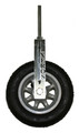 Xeros Bass Endpin Transport Wheel, 6" pneumatic, 5/8" shaft