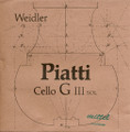 Weidler Akusticus Piatti, Cello C, (Steel/Chrome), 4/4, Forte