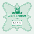 Optima Goldbrokat, Violin E, (Steel), Ball, 1/2, .26 Medium