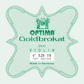 Optima Goldbrokat, Violin E, (Steel), Ball, 1/8, .26 Medium