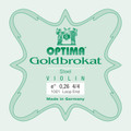 Optima Goldbrokat, Violin E, (Steel), Loop, 4/4, .26 Medium