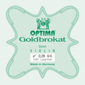 Optima Goldbrokat, Violin E, (Steel), Loop, 4/4, .28 Extra Heavy