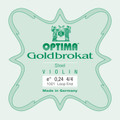 Optima Goldbrokat, Violin E, (Steel), Loop, 4/4, .24 Extra Light