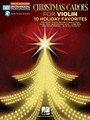Christmas Carols - 10 Holiday Favorites Violin Easy Instrumental Play-Along Book with Online Audio Tracks