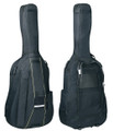 GEWAPURE Double Bass Gig-Bag, Classic BS25, 25mm padding, Wheels, 3/4, Black