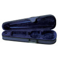 GEWAPURE Violin Case, CVF03, Styrofoam , 4/4, Dark Blue/Dark Blue