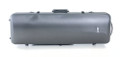 PURE by GEWA Violin Case, Polycarbonate 2.4, Oblong, Grey/Black w/Subway Handle