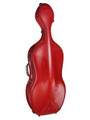 Accord Cello Case, Standard 2.8, 4/4, Medium, Solid Red