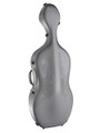 Accord Cello Case, Standard 2.8, 4/4, Medium, Solid Metallic Silver