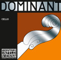 Dominant, Cello, Set, (Chrome), Medium, 1/4