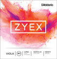 D'Addario Zyex, Viola Set, Long/Heavy, 16-16.5"