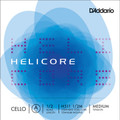 D'Addario Helicore, Cello A, (Rope/Titanium), 1/2, Medium