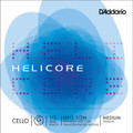 D'Addario Helicore, Cello G, (Rope/Tungsten-Silver), 1/2, Medium