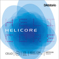 D'Addario Helicore, Cello Set, 1/2, Medium