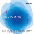 D'Addario Helicore, Bass Hybrid Set, 3/4, Medium