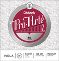 D'Addario Pro-Arte, Viola Set, (w/Aluminum D), Short/Medium, 13-14"