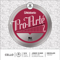 D'Addario Pro-Arte, Cello A, (Nylon/Aluminum), 3/4, Medium