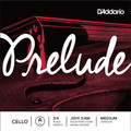 D'Addario Prelude, Cello A, (Steel/Nickel), 3/4, Medium