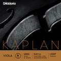 D'Addario Kaplan Forza, Viola A, (Steel/Aluminum-Titanium), Long/Light, 16-16.5"