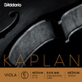 D'Addario Kaplan Forza, Viola C, (Rope/Tungsten-Silver), Medium/Medium, 15-15.75"