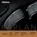 D'Addario Kaplan Forza, Viola C, (Rope/Tungsten-Silver), Short/Medium, 13-14"