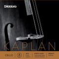 D'Addario Kaplan, Cello A, (Steel/Titanium), 4/4, Heavy