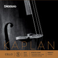 D'Addario Kaplan, Cello G, (Rope/Tungsten), 4/4, Heavy