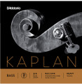 D'Addario Kaplan, Bass Orchestra D, (Rope//Nickel), 3/4, Heavy