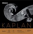 D'Addario Kaplan, Bass Orchestra C Extended E, (Rope/Tungsten), 3/4, Medium