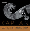 D'Addario Kaplan, Bass Orchestra Set, 3/4, Medium