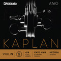 D'Addario Kaplan Amo, Violin A, (Synthetic/Aluminum), 4/4,Heavy