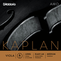 D'Addario Kaplan Amo, Viola A, (Steel/Aluminum/Titanium), Long/Medium, 16-16.5"