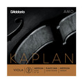 D'Addario Kaplan Amo, Viola D, (Synthetic/Silver), Medium/Medium, 15-15.75"
