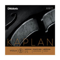 D'Addario Kaplan Amo, Viola G, (Synthetic/Silver), Medium/Medium, 15-15.75"