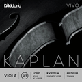 D'Addario Kaplan Vivo, Viola Set, Long/Medium, 16-16.5"