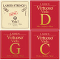 Larsen Virtuoso, Viola Set, (w/Larsen Original A), Ball A, Medium