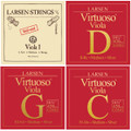 Larsen Virtuoso, Viola Set, (w/Larsen Original A), Loop A, Medium, Long (420mm Scale/16.5"+ body)