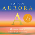 Larsen Aurora, Violin A, (Synthetic/Aluminum), 1/16, Medium