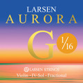 Larsen Aurora, Violin G, (Synthetic/Silver), 1/16, Medium